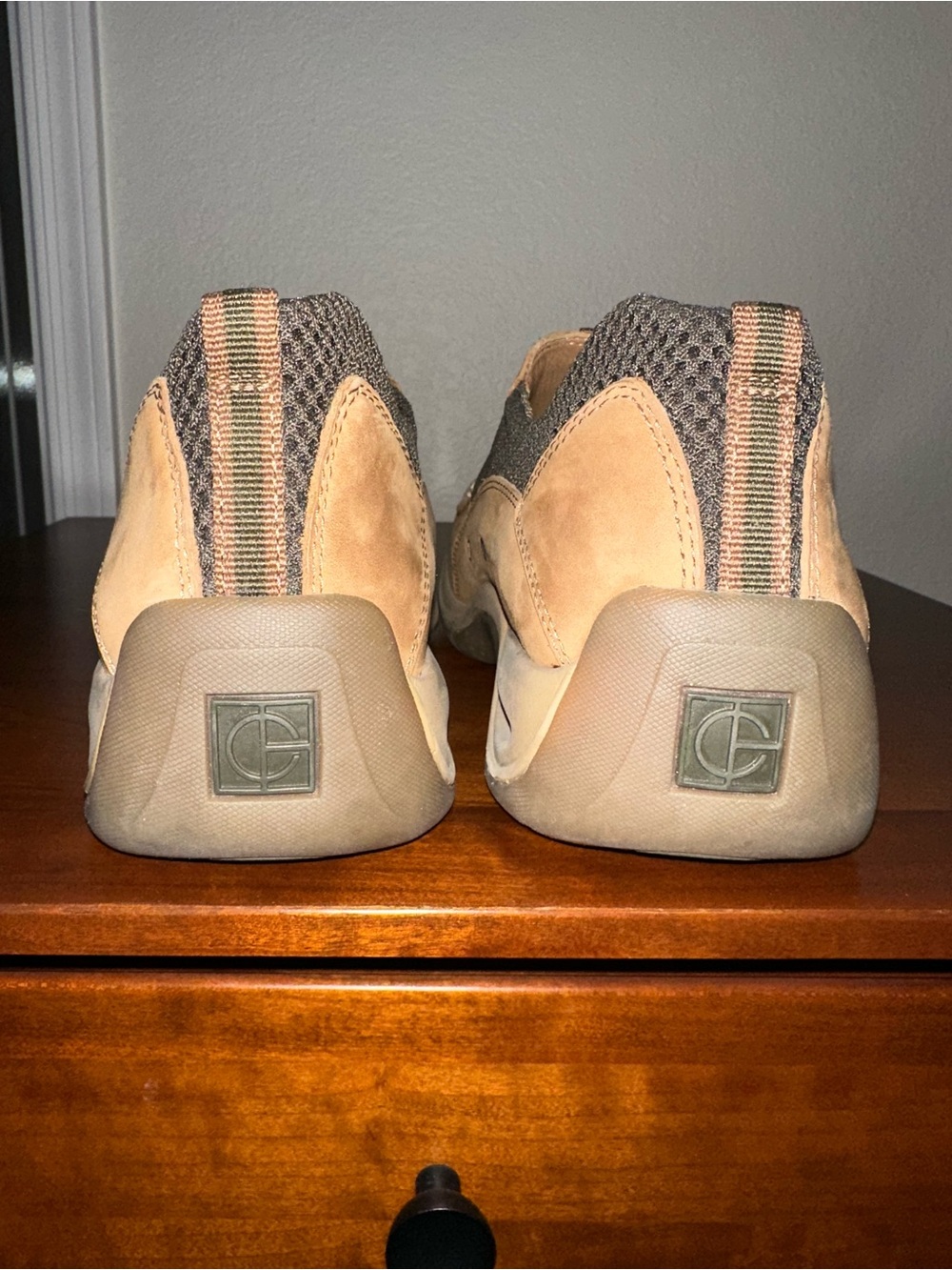 NWOT Men’s Cole Haan country Suede Slip on Shoes Nike Air Soles C02331, size 10 - Picture 5 of 13